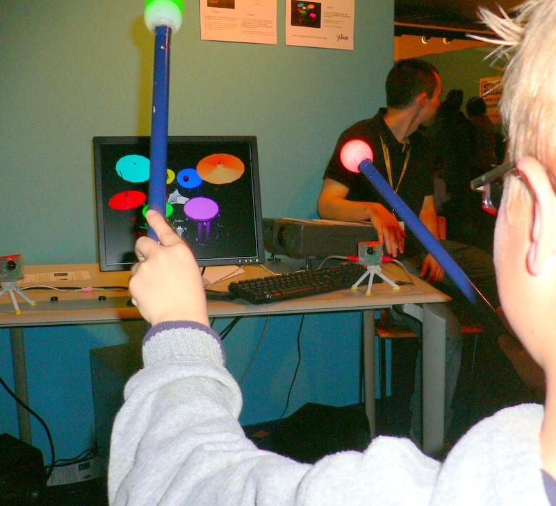 Laval virtual festival, photo virtual drums 16